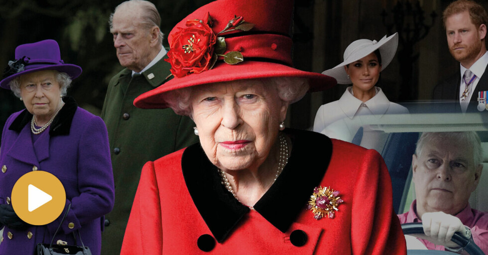 TV: Skandaler, hälsoproblem och dödsfall – drottning Elizabeth, 96, skakas av tuffa året