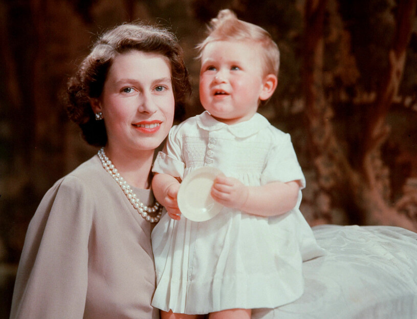 Kung Charles och drottning Elizabeth 1948.
