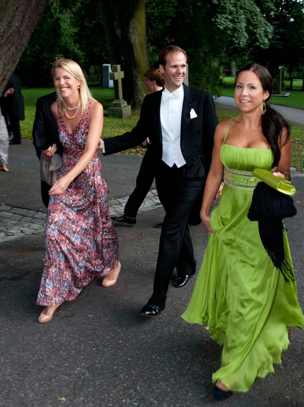 Sofia Schörling Högberg med sin man Anders och väninnan Martina Bonde. Sofia Schörling Högberg med sin man Anders och väninnan Martina Bonde