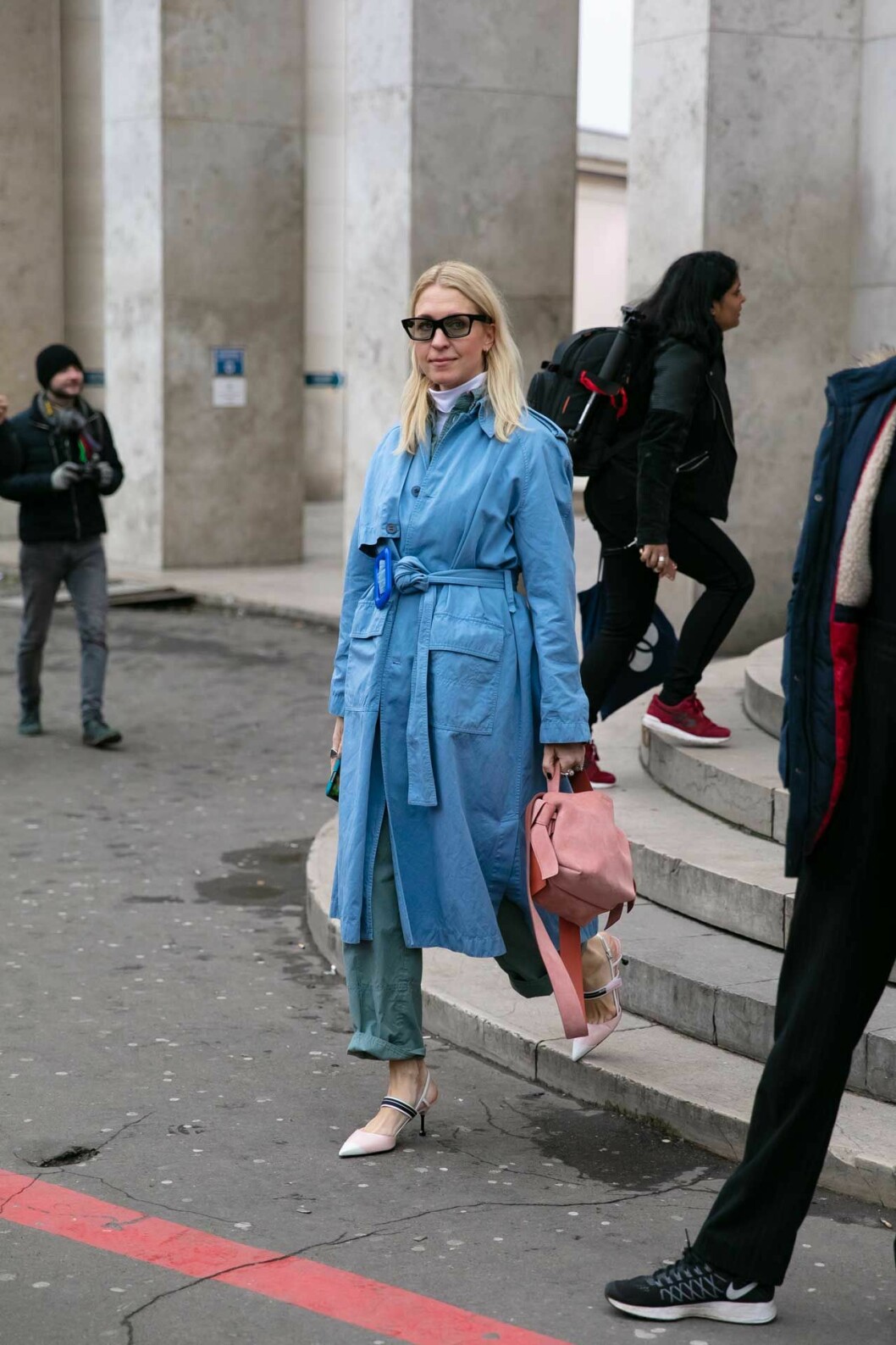 Emilia de Poret under Paris Fashion Week. Emilia de Poret i Paris