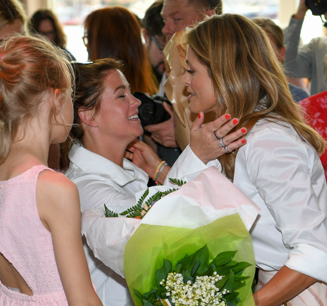 Fortfarande väninnor: Emma Pernald och prinsessan Madeleine. Emma Pernald och prinsessan Madeleine