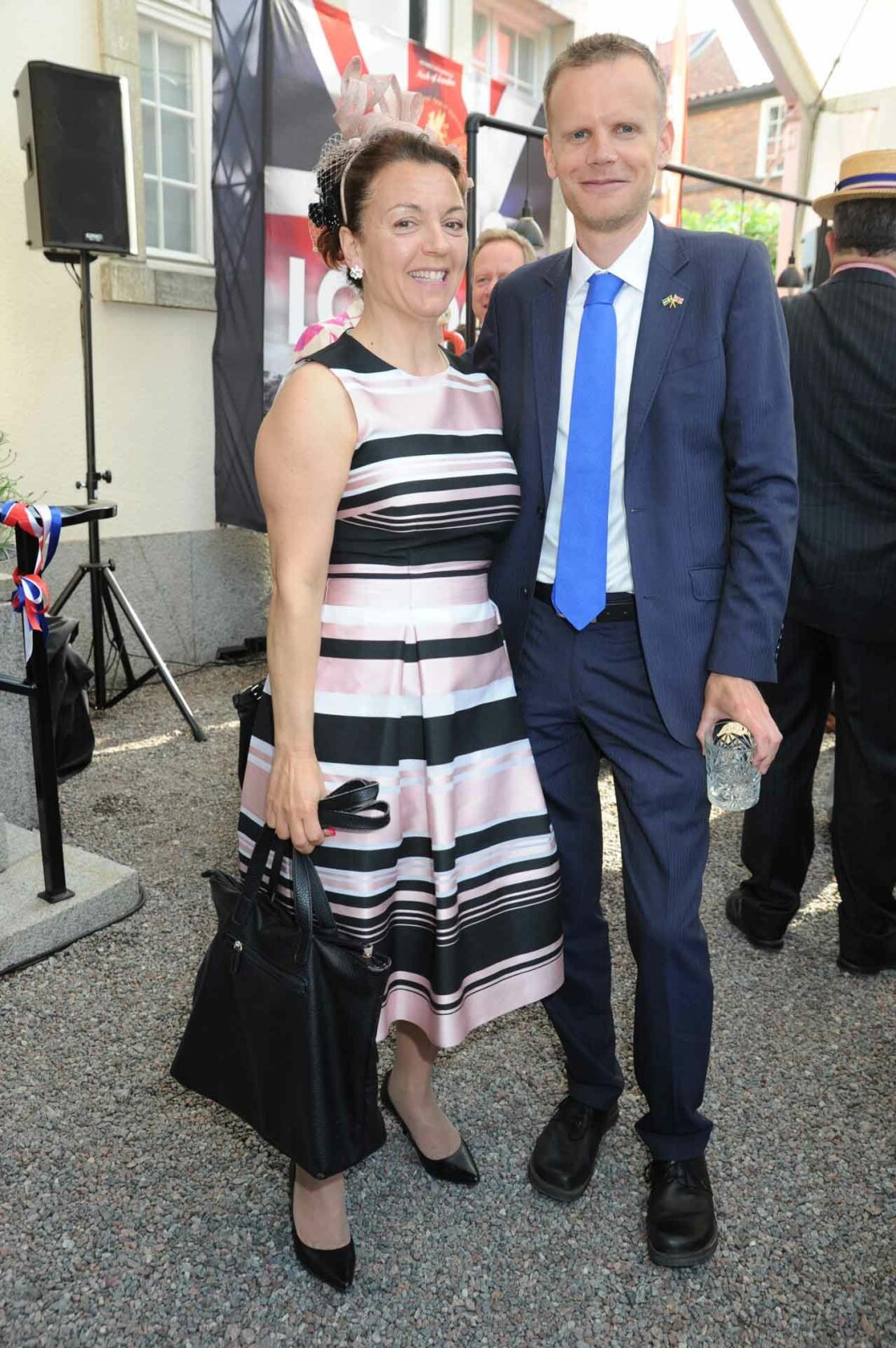 UD:s Maria Ermanno och Peter Ruskin från brittiska ambassaden.