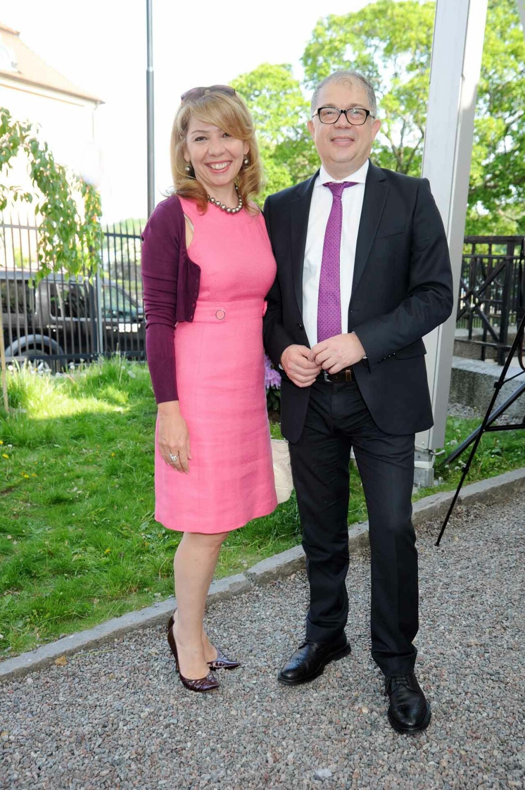Turkiets ambassadör Hakki Emre Yunt med hustrun Figen Yunt.