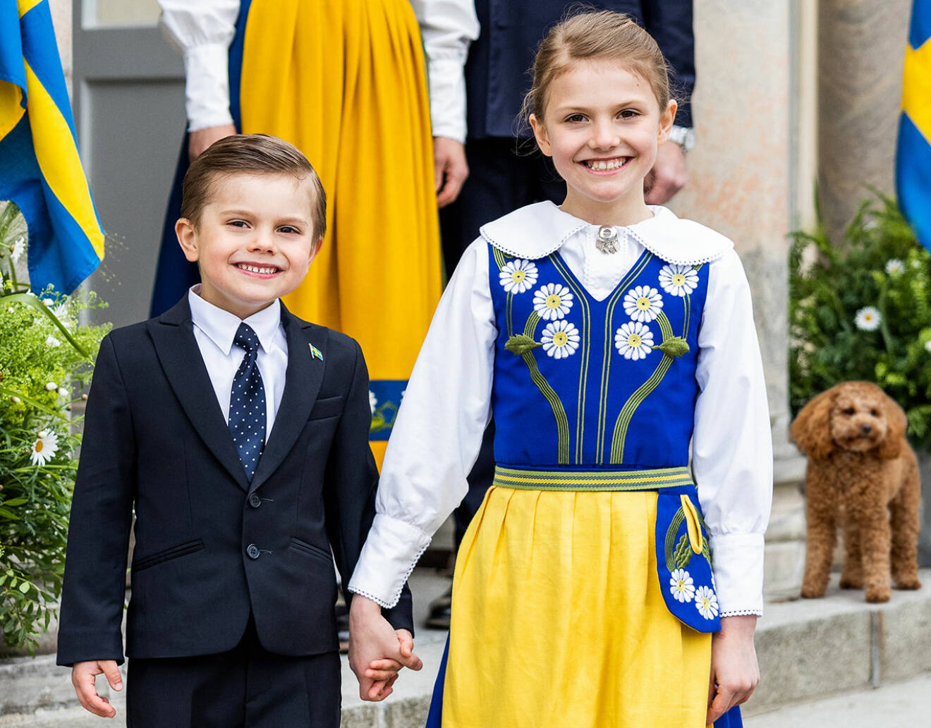 Prins Oscar Prinsessan Estelle Nationaldagen 2021 Haga slott