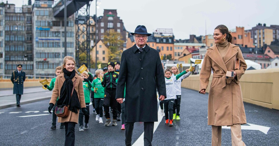 Estelle, kungen och Victoria – tre generationer!