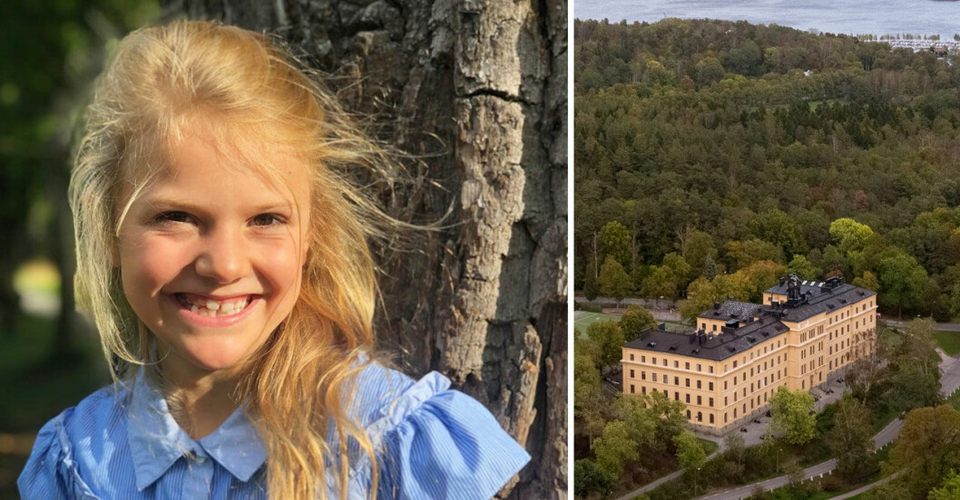 Skulpturerna visas på Djurgården, inte långt från Estelles skola Campus Manilla. Estelle och henne skola Campus Manilla