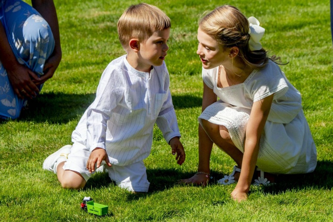 Estelle och Oscar är som vilka syskon som helst. Estelle och Oscar