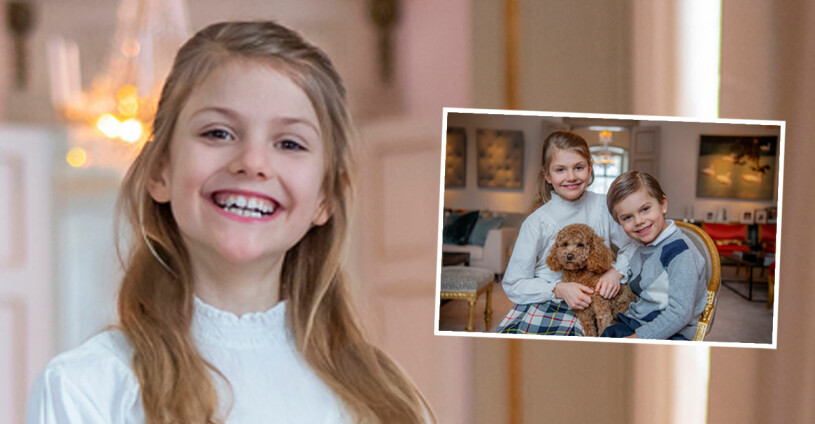 Prinsessan Estelle ska få vara med och fira morfar. Prinsessan Estelle Prins Oscar