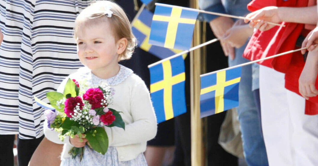 Prinsessan Estelles första dag på kungliga jobbet. Prinsessan Estelles första uppdrag