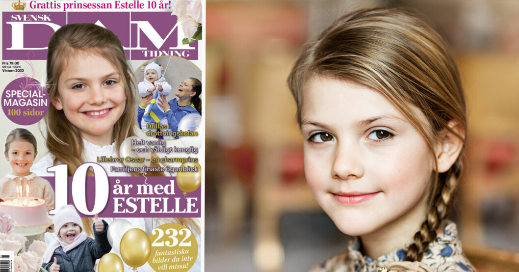 Prinsessan Estelle 10 år specialtidning