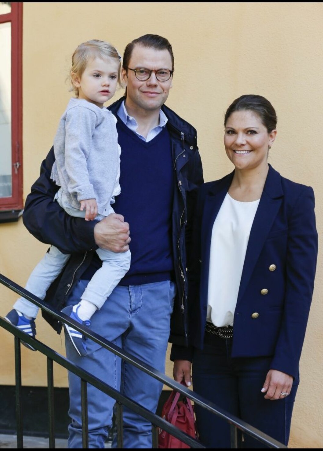 Princess Estelle first day at pre-school