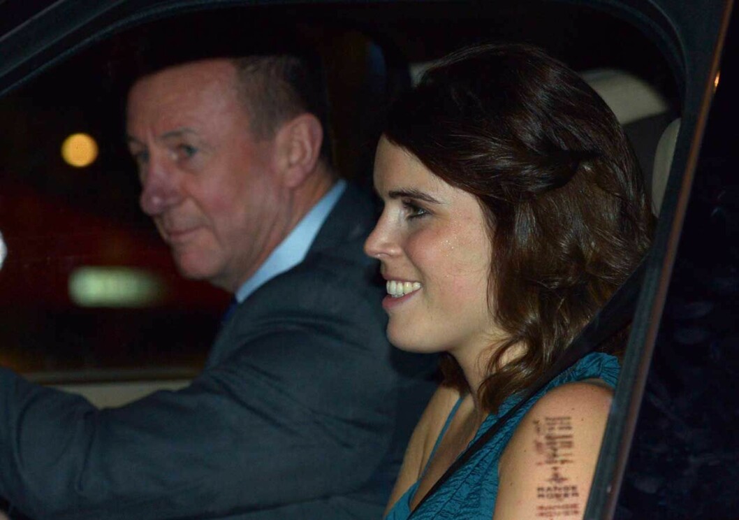 Prinsessan Eugenie var också bjuden till prins Charles 70-årsfest på Buckingham Palace.