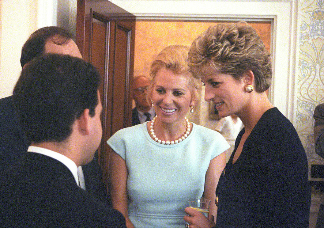 Eva O’Neill och prinsessan Diana, år 1992. eva oneill diana