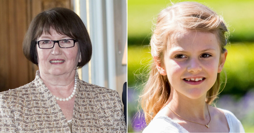 Estelles fina gest till farmor Ewa.