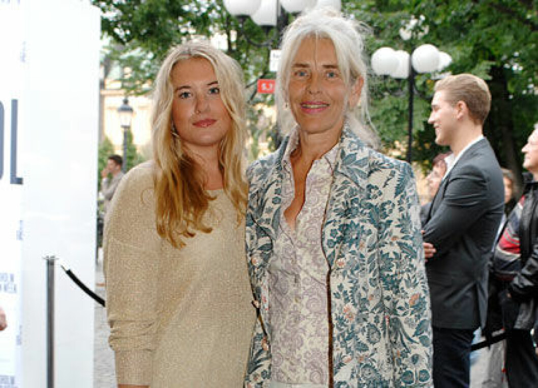 Ewa Fröling med dottern Mira. Ewa Fröling med dottern Mira.