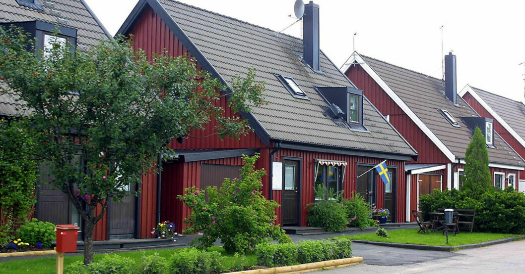 Så här ser det ut på Smältvägen, där prins Daniels föräldrar bor. Smältvägen i Ockelbo