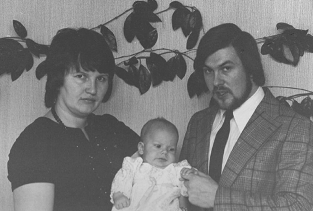 Prins Daniels dop i Almby kyrka, år 1974. okända bilden på ewa westling