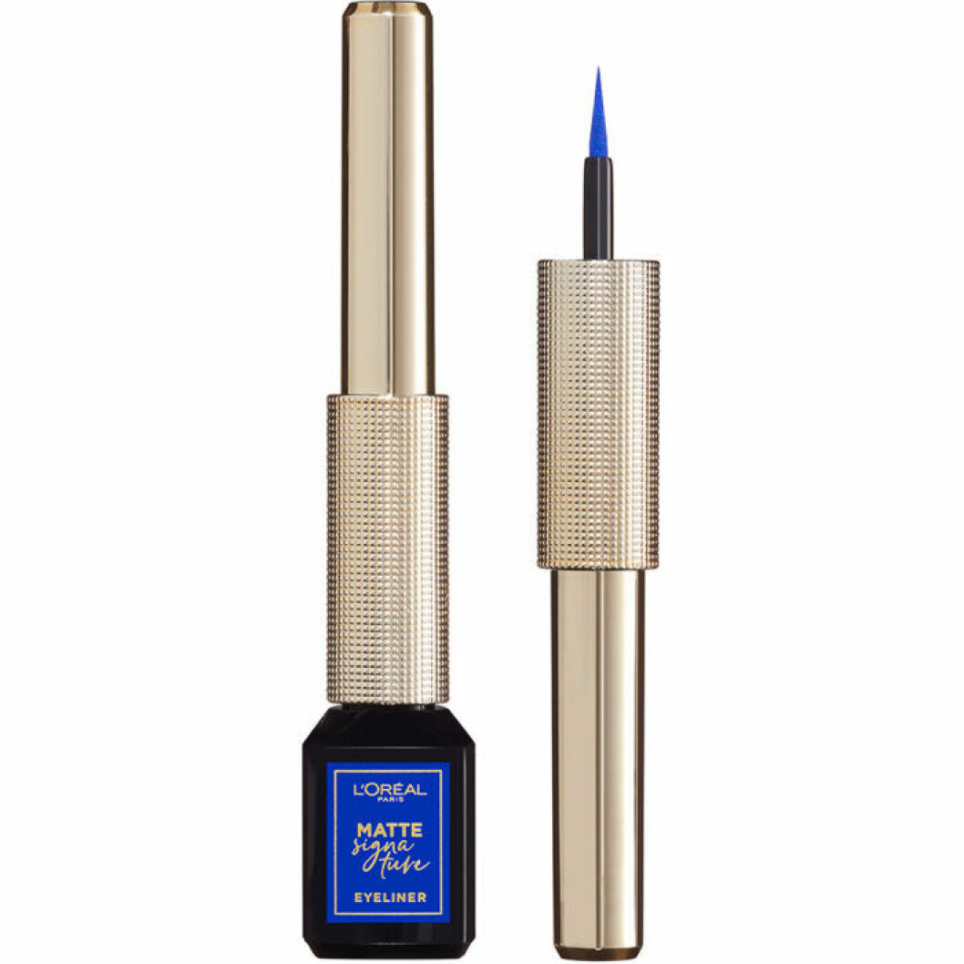 Blå eyeliner från Loreal