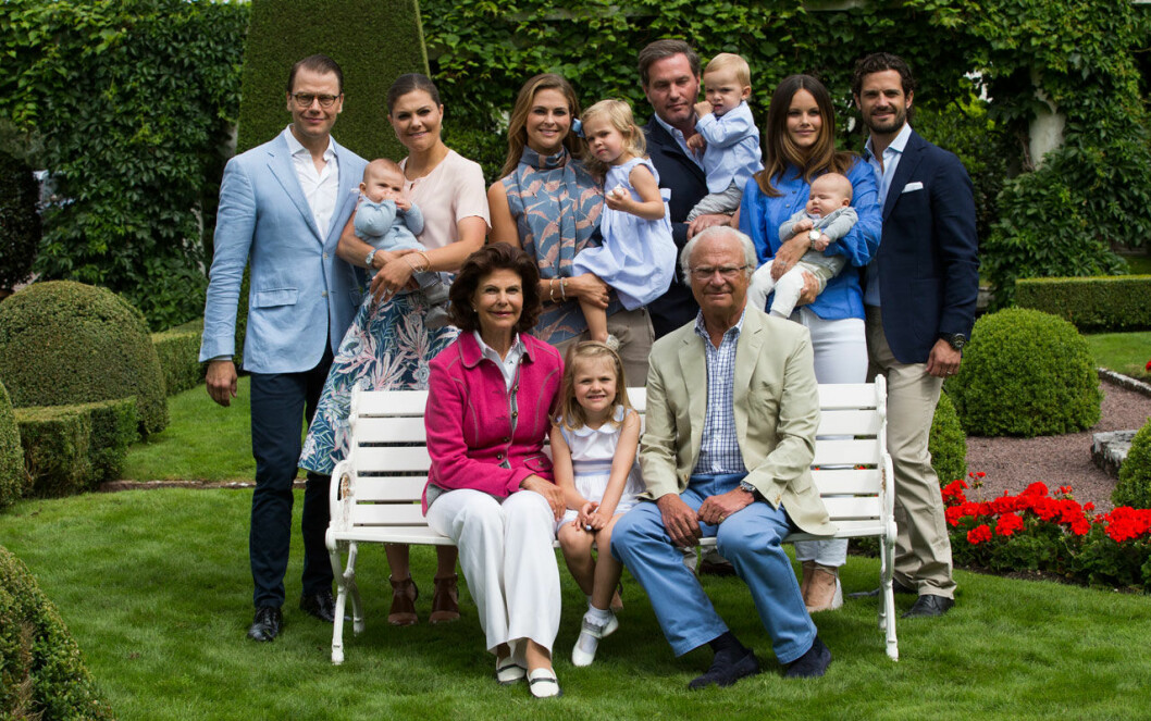 Familjebild från Solliden.