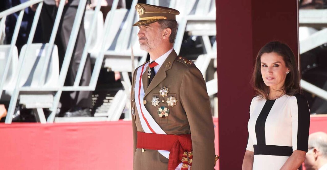Kung Felipe och drottning Letizia. kung Felipe och Letizia
