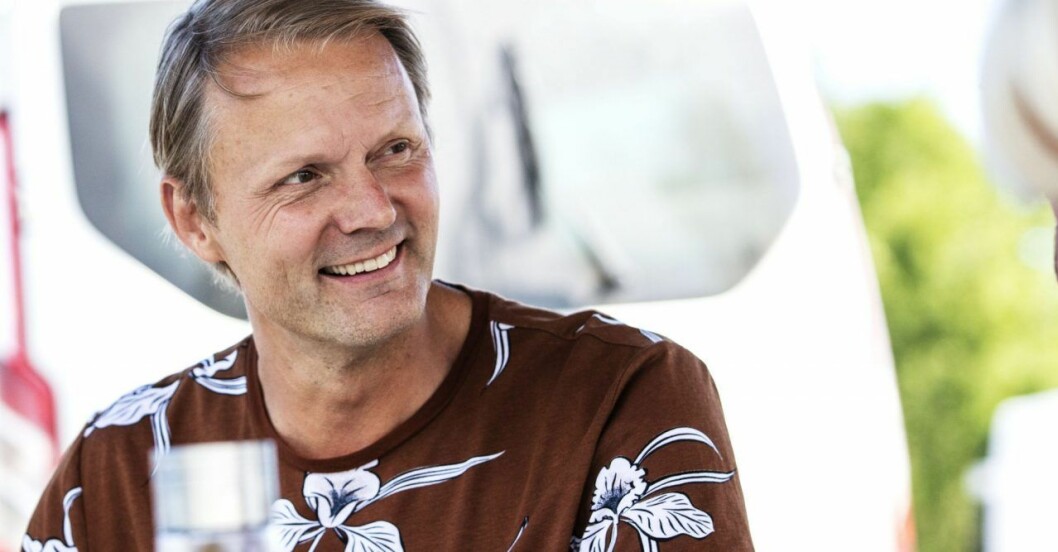 Felix Herngren under inspelningen av Solsidan. Felix Herngren under inspelningen av Solsidan.
