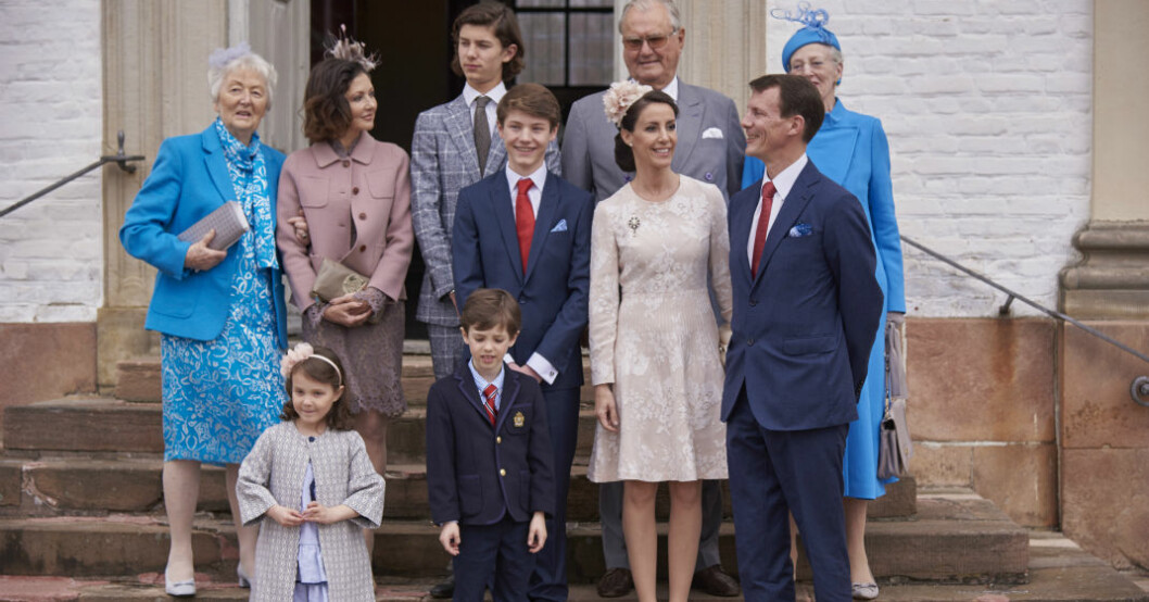 Bildspel! Danska kungafamiljen samlad för prins Felix stora dag