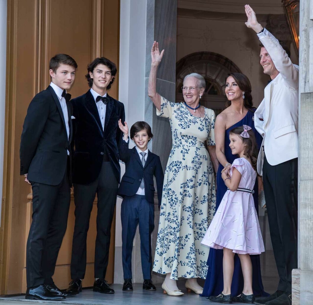 Felix Nikolai med syskon Margrethe
