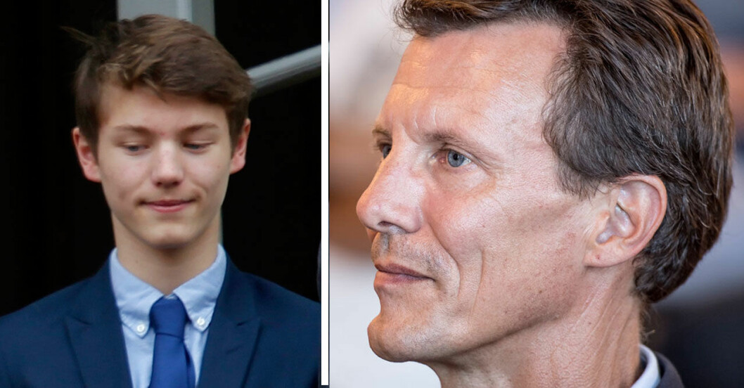 Felixs födelsedagslycka grusades efter beskedet om pappa Joachim. Felixs födelsedagslycka grusades efter beskedet om pappa Joachim.