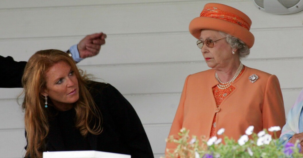 Drottning Elizabeth portade Fergie från familjesemestern