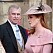 Prins Andrew med sin ex-hustru - och numera sambo - Fergie.