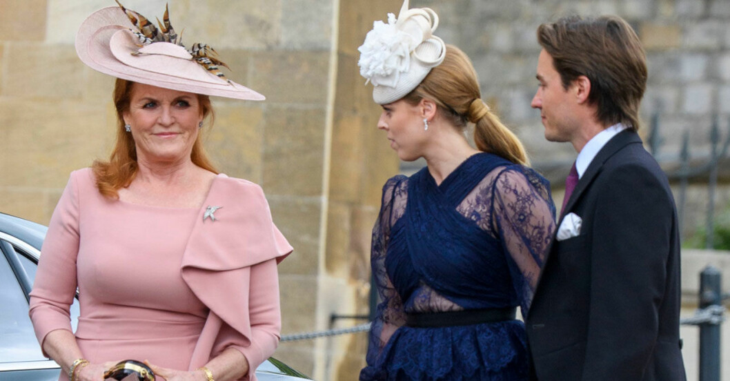 Fergie. Fergie, prinsessan Beatrice och Edoardo Mapelli Mozzi