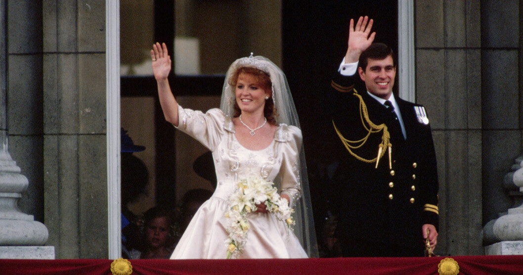 Sarah Ferguson och Andrew gifte sig i St George's Chapel.