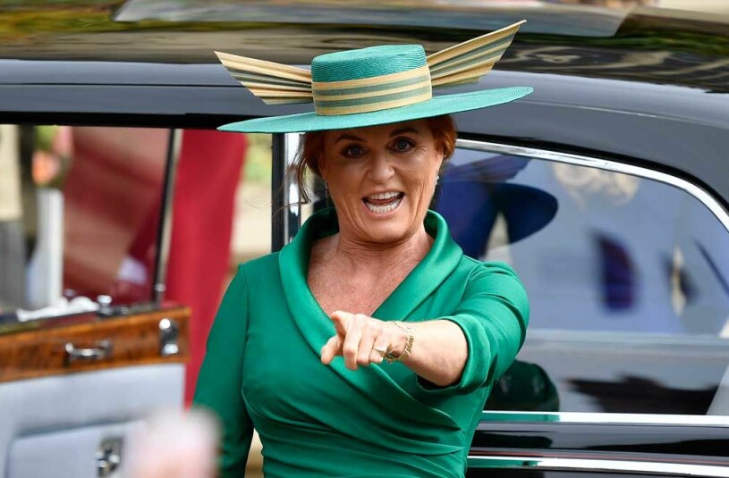 ”Fergie”, inte precis någon blyg viol. Sarah Ferguson Fergie