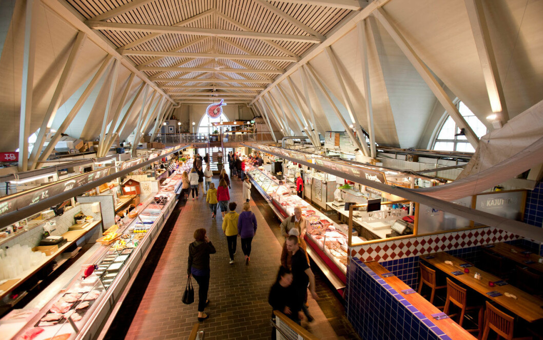 Här åt prinsessan Birgitta middag i går kväll. Fiskekyrkan i Göteborg.