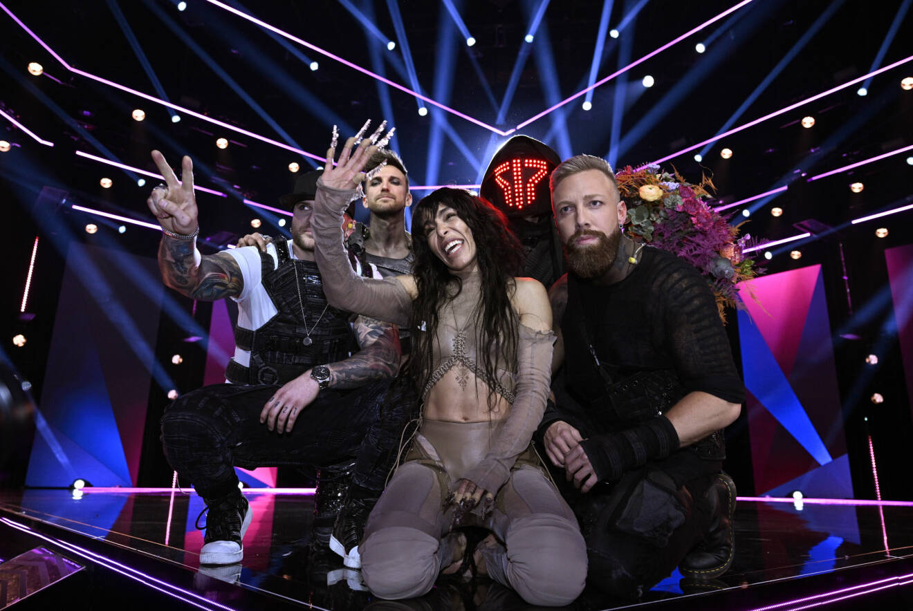 Loreen och Smash Into Pieces när de gick vidare till finalen efter deltävling 4 av Melodifestivalen 2023