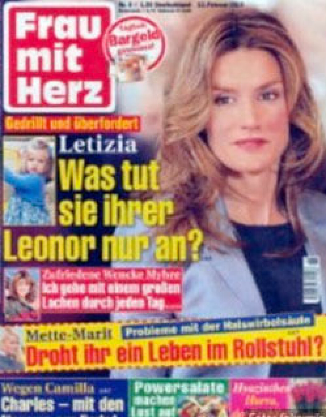 Här är den tyska tidningen som skriver om Mette-Marit. Här är den tyska tidningen som skriver om Mette-Marit.