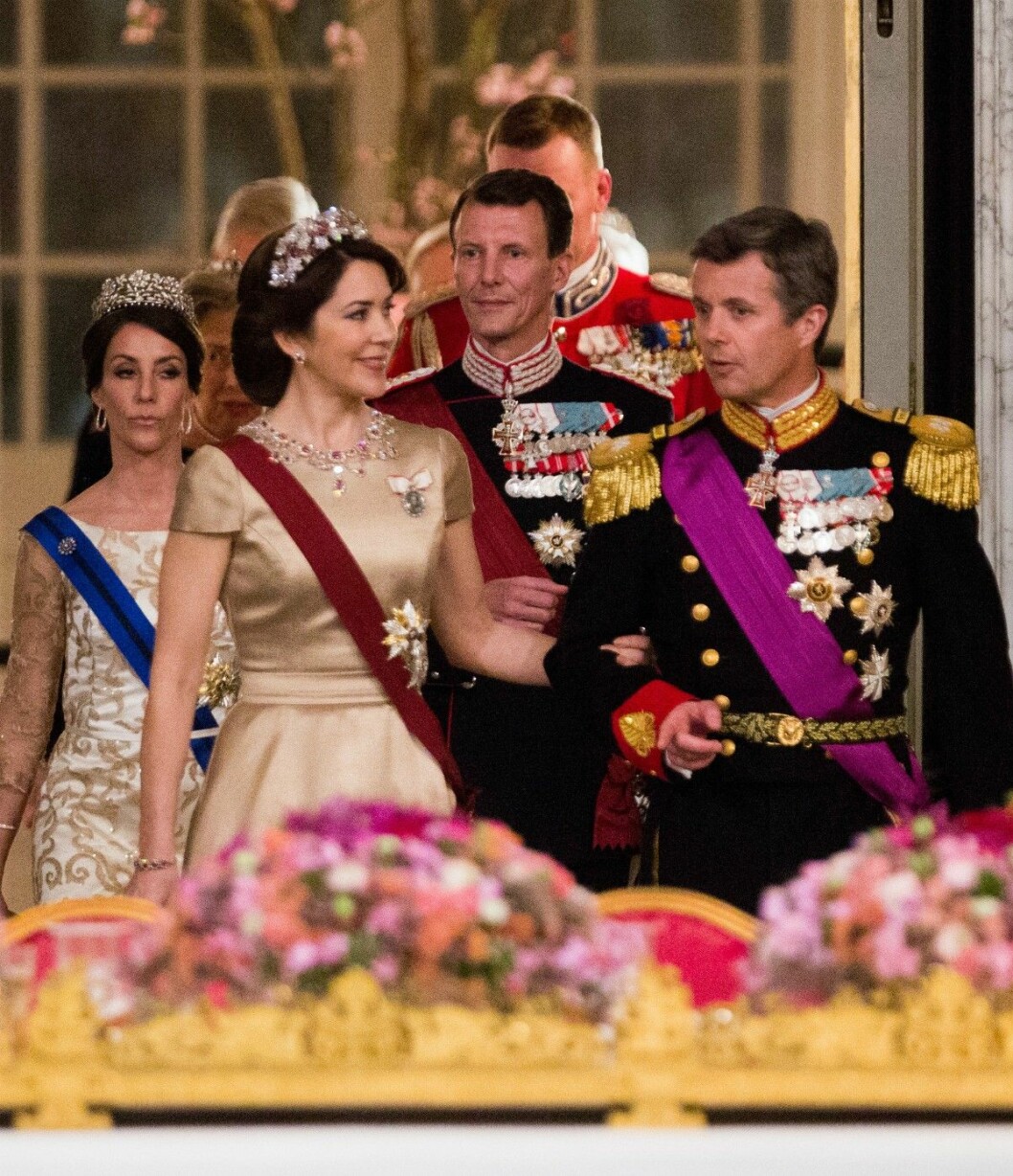 Danska kronprinsparet Frederik och Mary