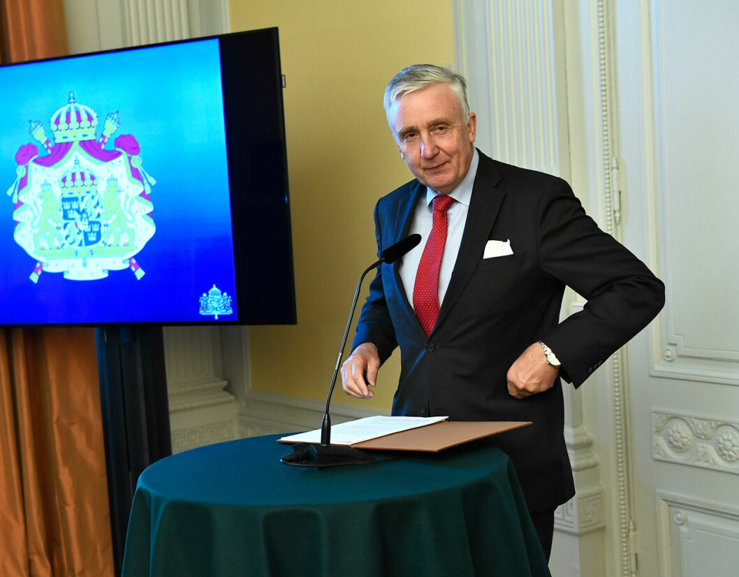 Riksmarskalk Fredrik Wersäll. Riksmarskalk Fredrik Wersäll.