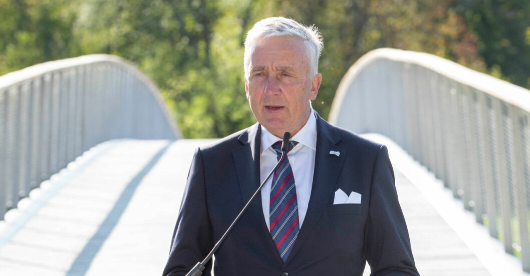 Riksmarskalk Fredrik Wersäll höll presskonferens under dagen. Riksmarskalk Fredrik Wersäll höll presskonferens under dagen.