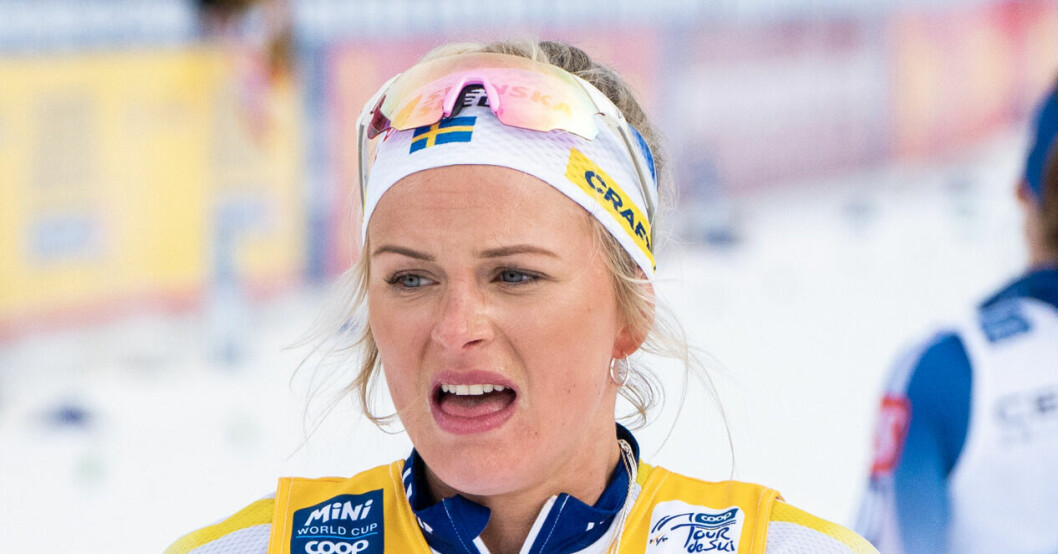Frida Karlsson är uppe och går igen efter förmiddagens dramatiska scener! Frida Karlsson