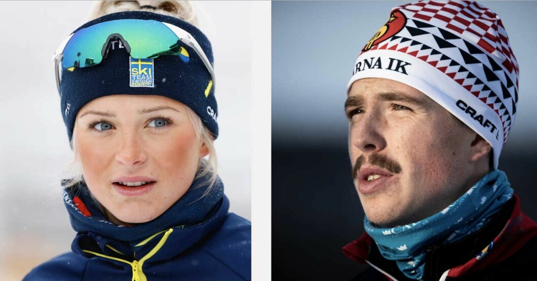 Frida Karlsson och William inte bara tävlar ihop – de lever ihop! Frida Karlsson och William Poromaa.