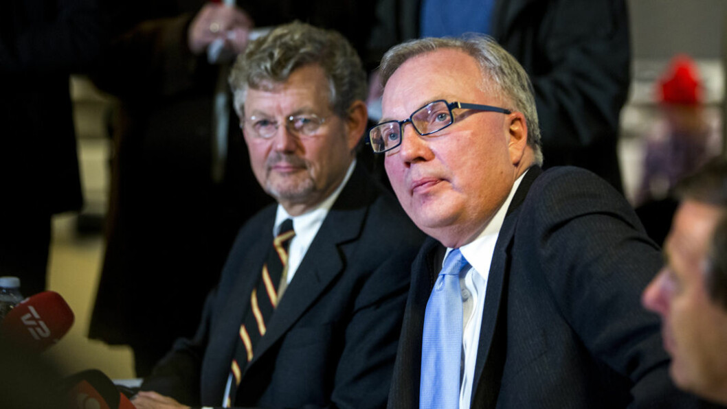 Jacob Wallenberg med Fritz Schur. Foto IBL