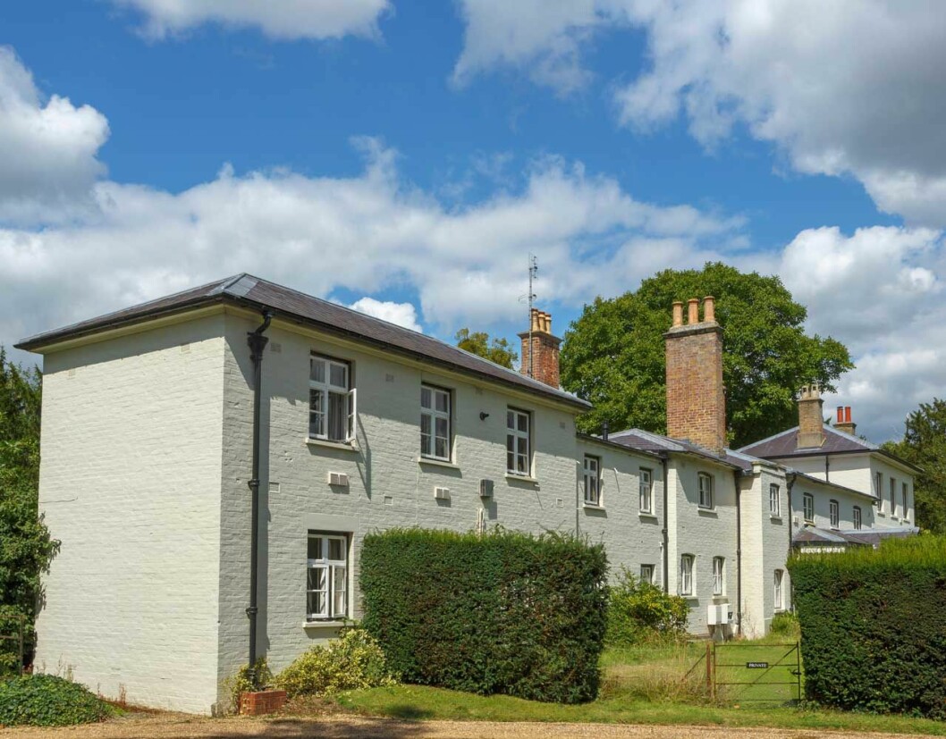 Nya hemmet. Meghans och prins Harrys nya hem Frogmore Cottage på slottet Windsor.