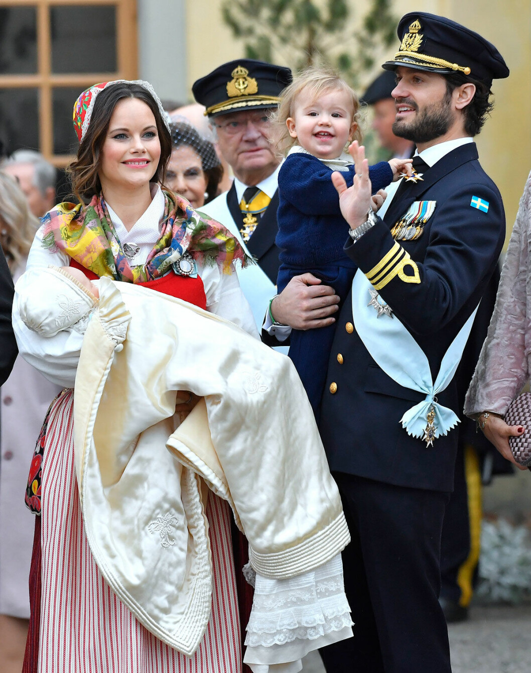 Bild från prins Gabriels dop! Prins Gabriel 1 år.