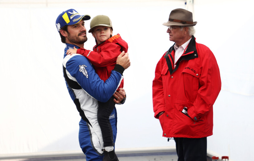 Tre generationer! Prins Carl Philip, prins Gabriel och kungen