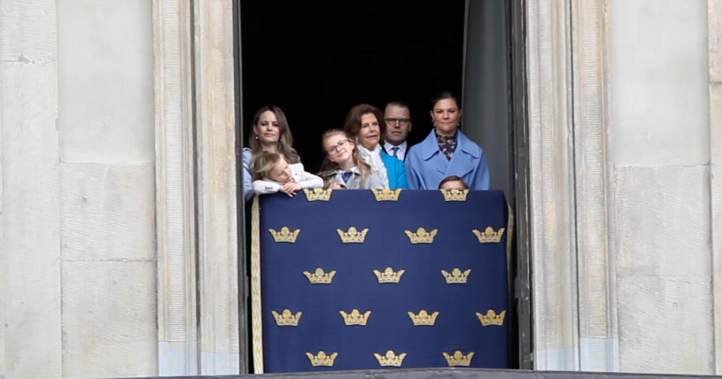 En prins Gabriel som ser något trött ut...