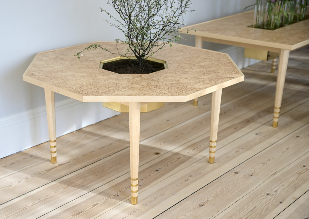 Ett bord designat av Carl Philips bolag Bernadotte och Kylbergs