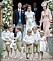 Prins George i sidenknickers på Auntie Pippa Middletons bröllop förra året.