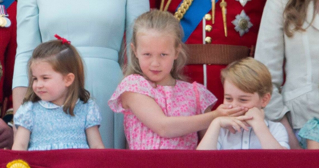Savannah och George på Trooping the Colour 2018.