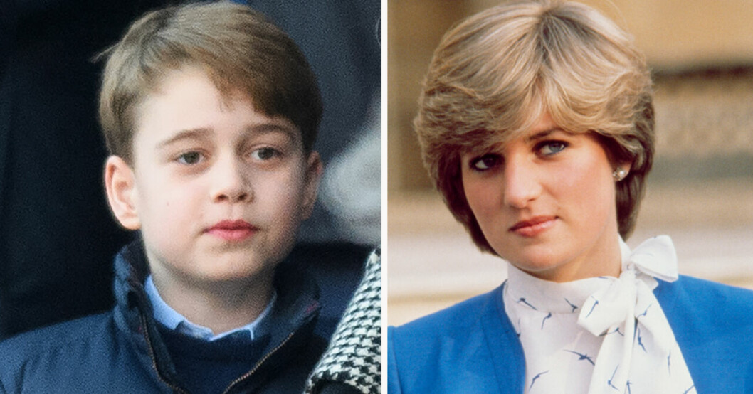 Tycker du prins George är lik farmor Diana på de nya bilderna? Prins George och prinsessan Diana